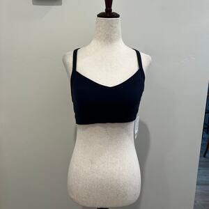 ATHLETA Women's Vital Sports Bra A-C Size S In Navy